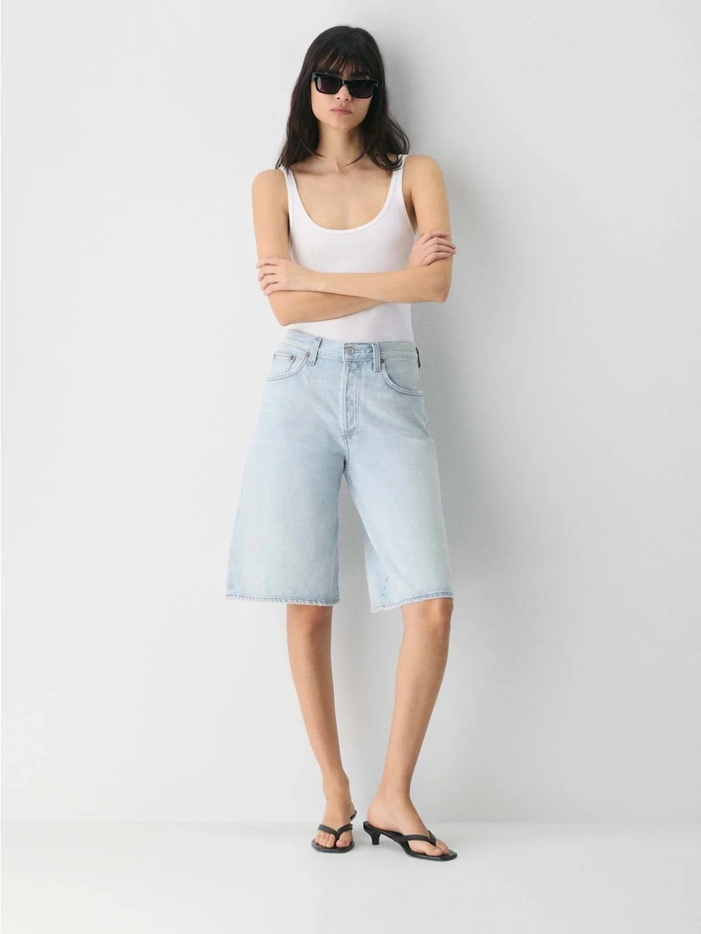 Agolde Ramona Denim Shorts